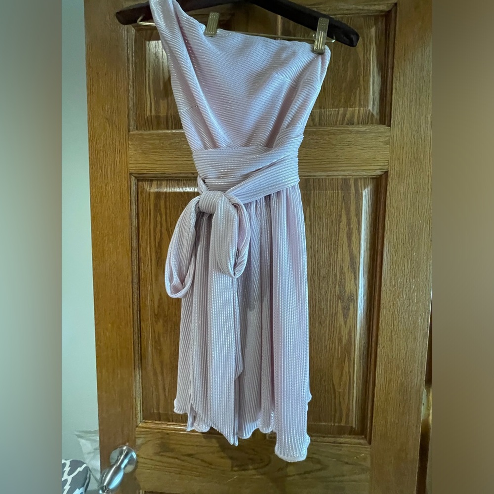 Lucy in the sky one shoulder dress